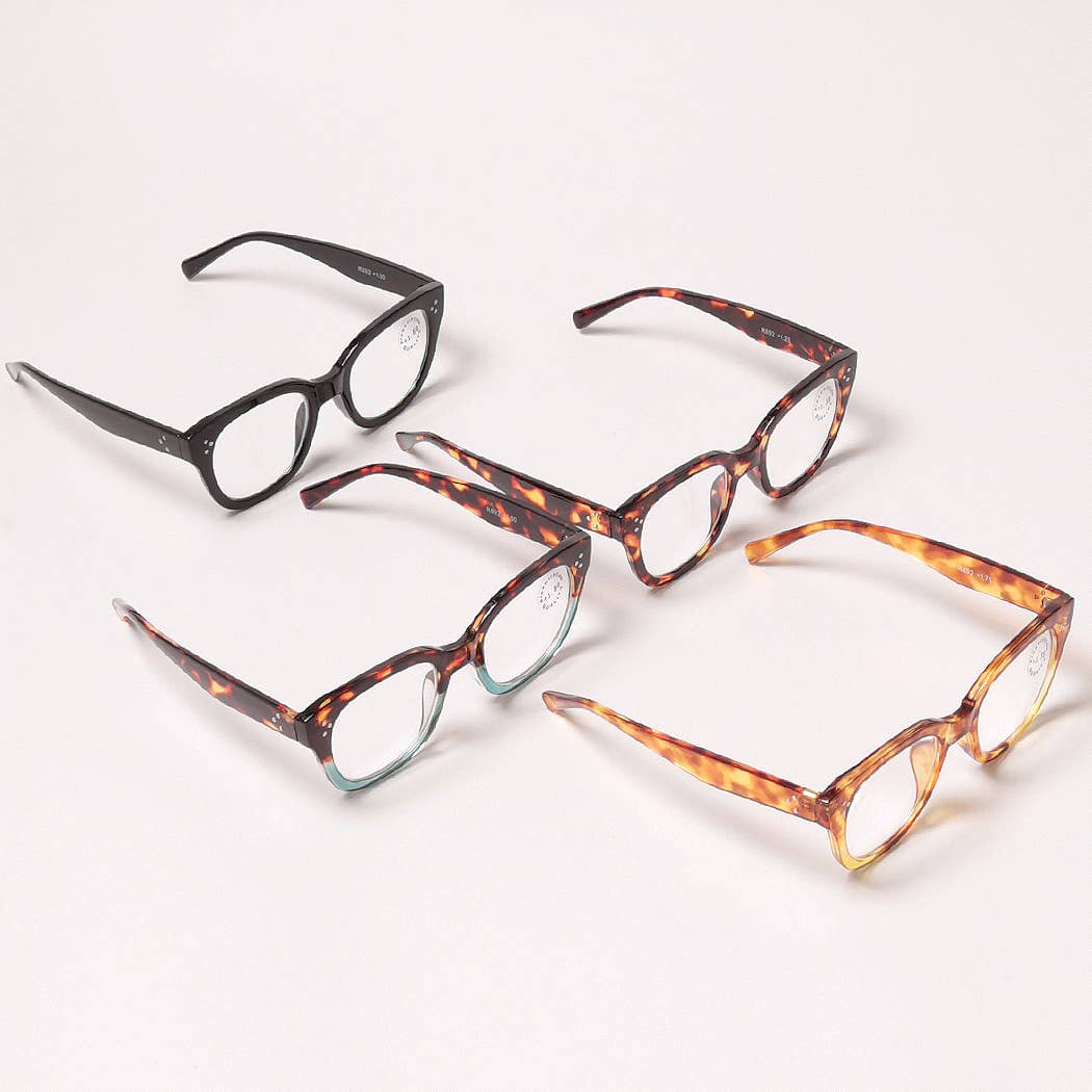  ASSORTED Bold Cateye Reading Glasses for wholesale on Faire4
