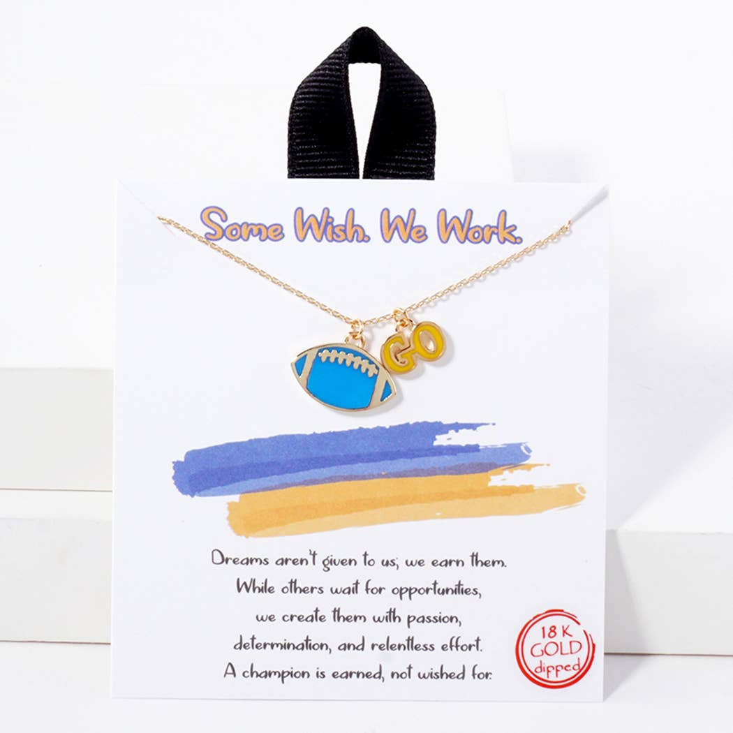 Fashion City – wholesale Hänge-/berlockhalsband – Fotbollstema Designad Hängsmycke Halsband15