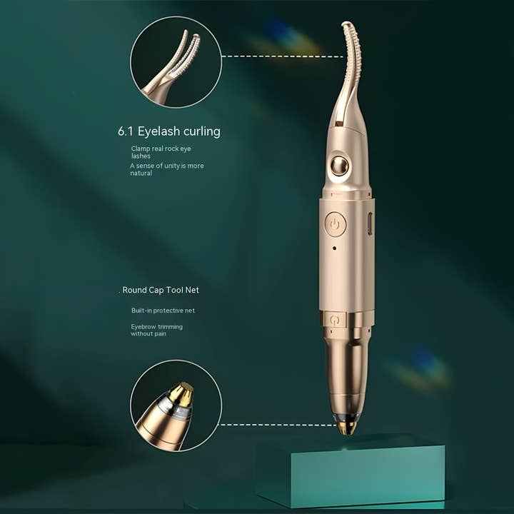 Shop Celino – wholesale Eyelash curler – 2-in-1 Heated Eyelash Curler & Eyebrow Trimmer - Portable8