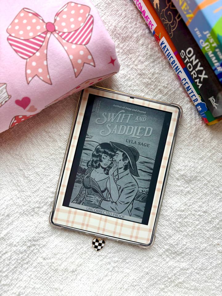 Checkered Heart Kindle/Switch Charm for wholesale by The Cozy Peach Co