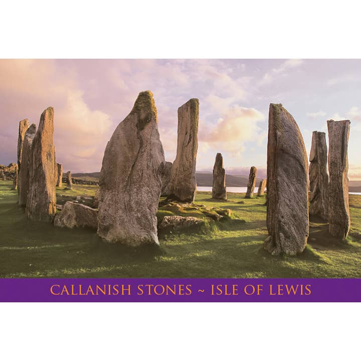 Små vykort Callanish Stones för wholesale av Island Blue Publishing
