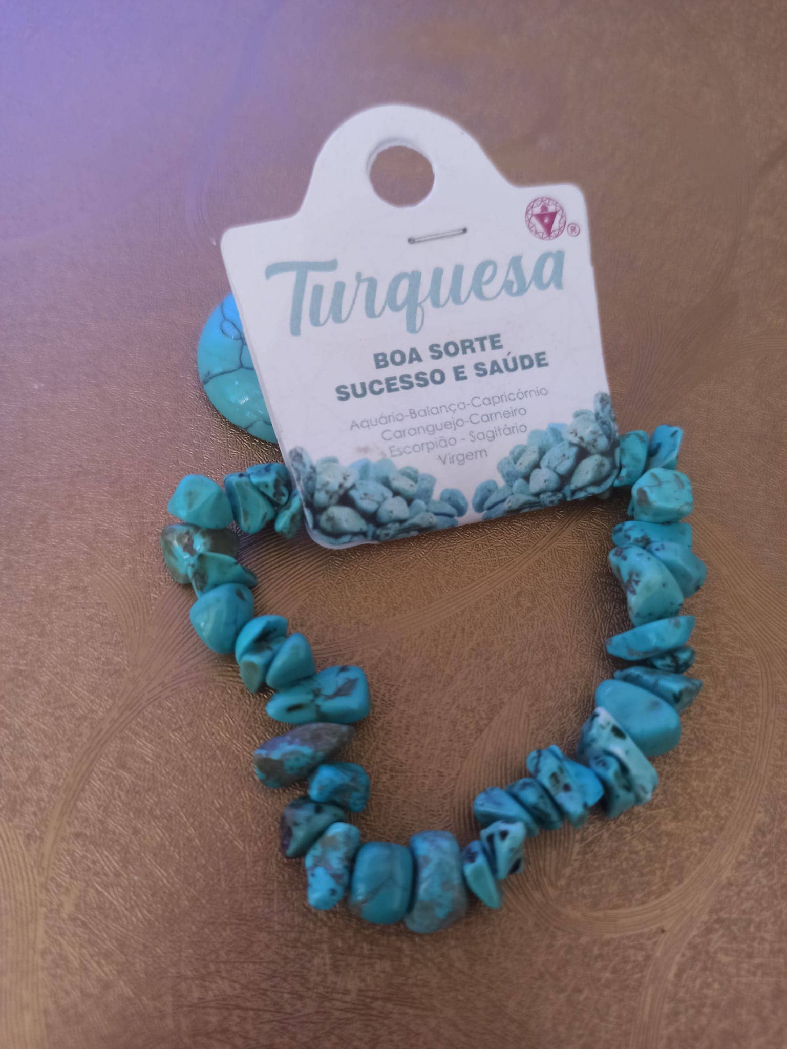 Luz das Pedras Naturais - Wholesale Beaded Bracelet - Turquoise chips bracelet0