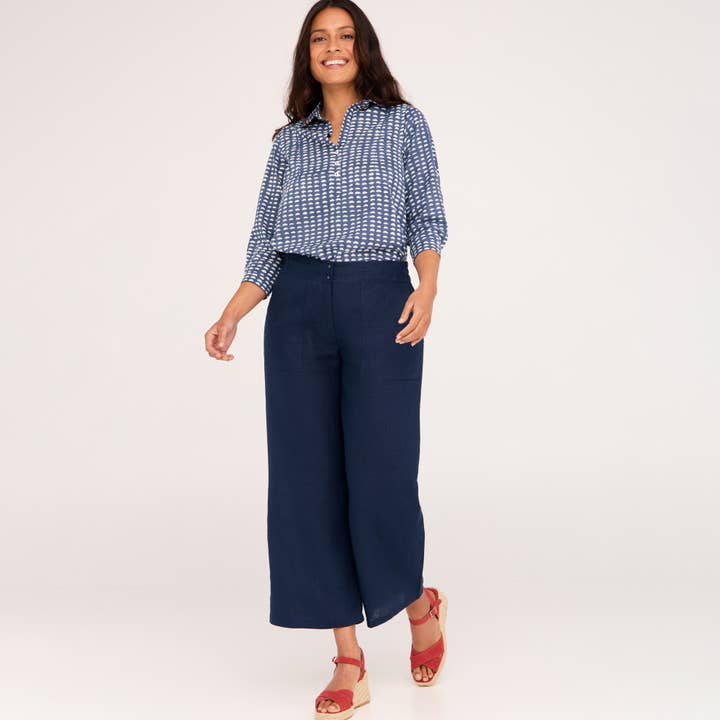 Hunter Pants Navy for wholesale by ella & sunday