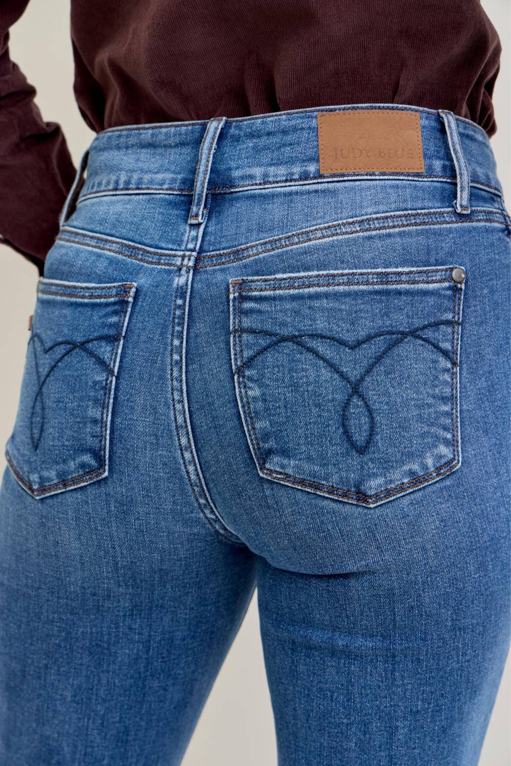 MD High Waisted Bootcut Double Button WB & Fray Hem for wholesale on Faire2