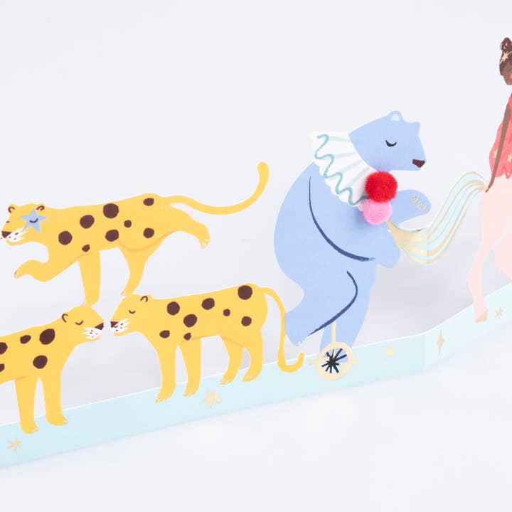 Meri Meri - Wholesale Birthday Card - Circus Concertina Card2