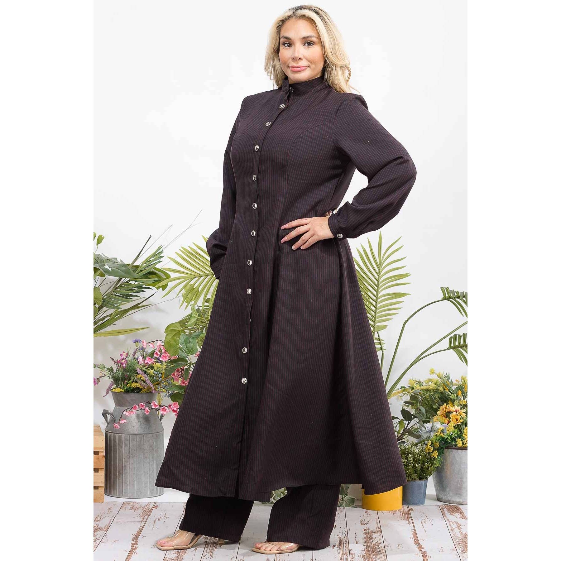 omgstyles – wholesale Top & pants set (NOT Loungewear) – Women's – Plus Size Printed Two Pc Set4