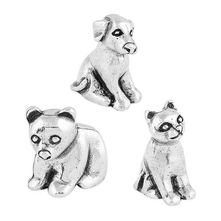 Furry Friends Netsuke Set for wholesale by Danforth Pewter
