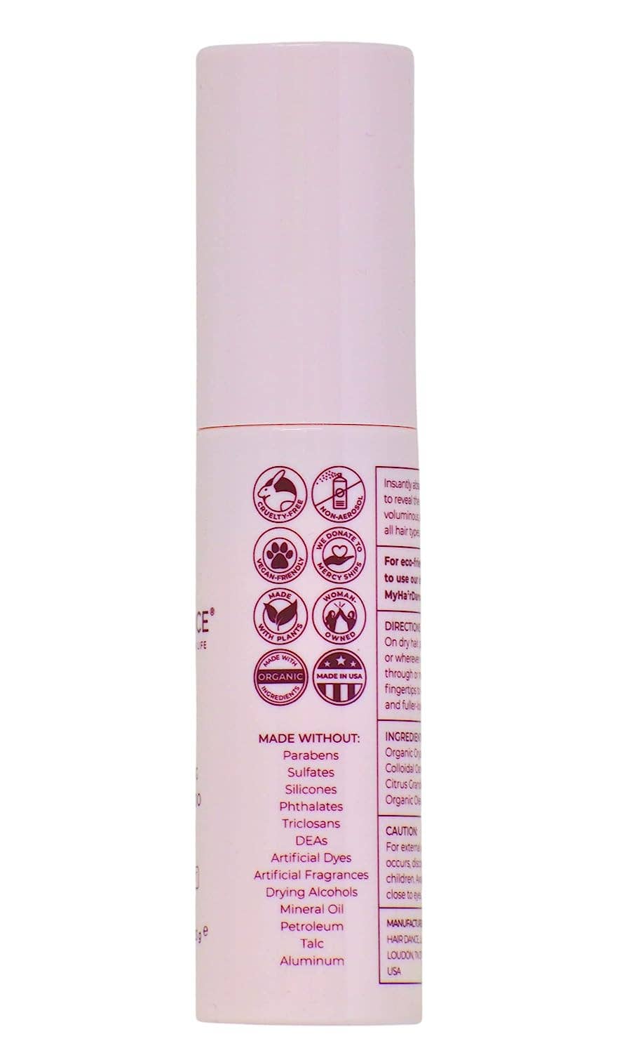 Hair Dance - Wholesale Dry Shampoo - Non-Aerosol Volumizing Dry Shampoo Powder - Organic - USA14