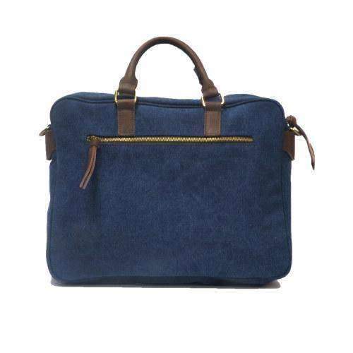 ZEDE PARIS - Wholesale Laptop Bag - Unisex - ARTS-ET-METIERS - Canvas and leather laptop bag17