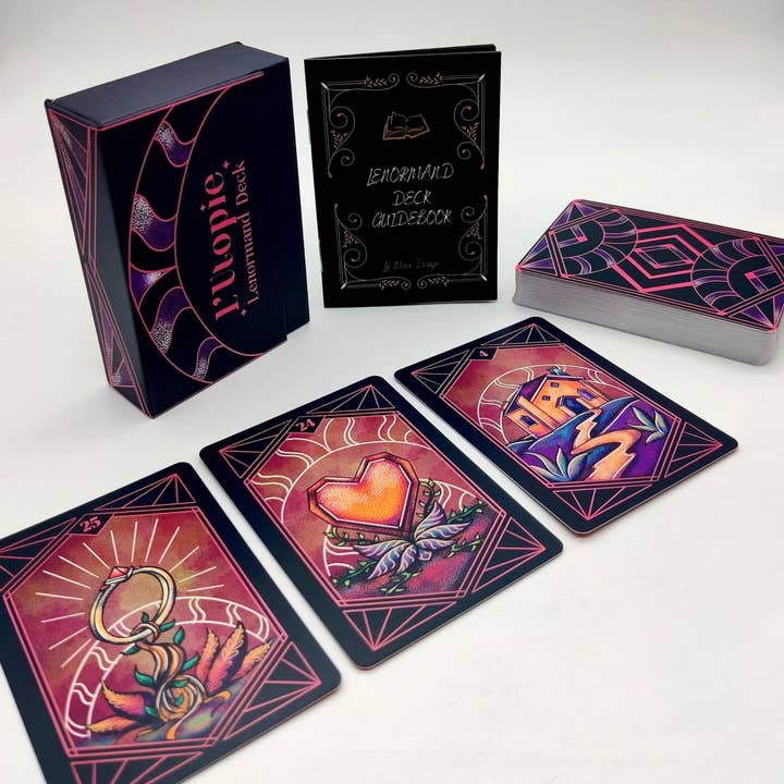 LA MUCI DESIGN - Wholesale Tarot Cards - L’utopie Lenormand Deck – 36-Card Mystical Divination Set5