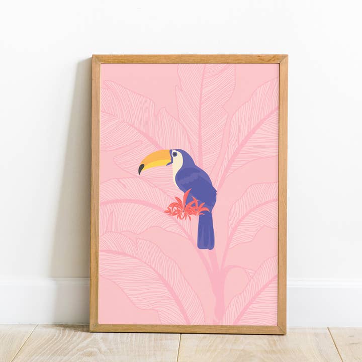 Studio Palanca - Wholesale Poster - Toucan children's bedroom illustration poster