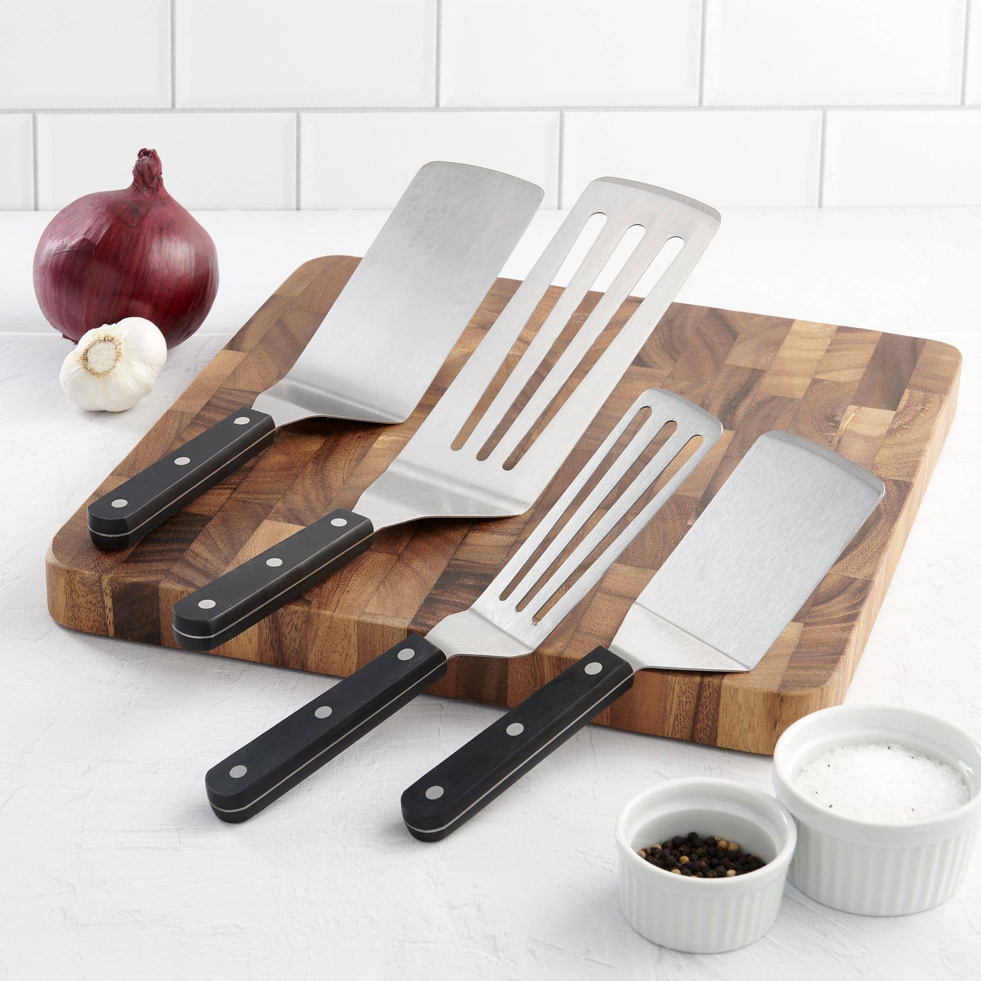 HIC - Harold Import Co. - Wholesale Kitchen Tool/Gadget - Cutlery Pro Triple Rivet Slotted Turner, 14in3