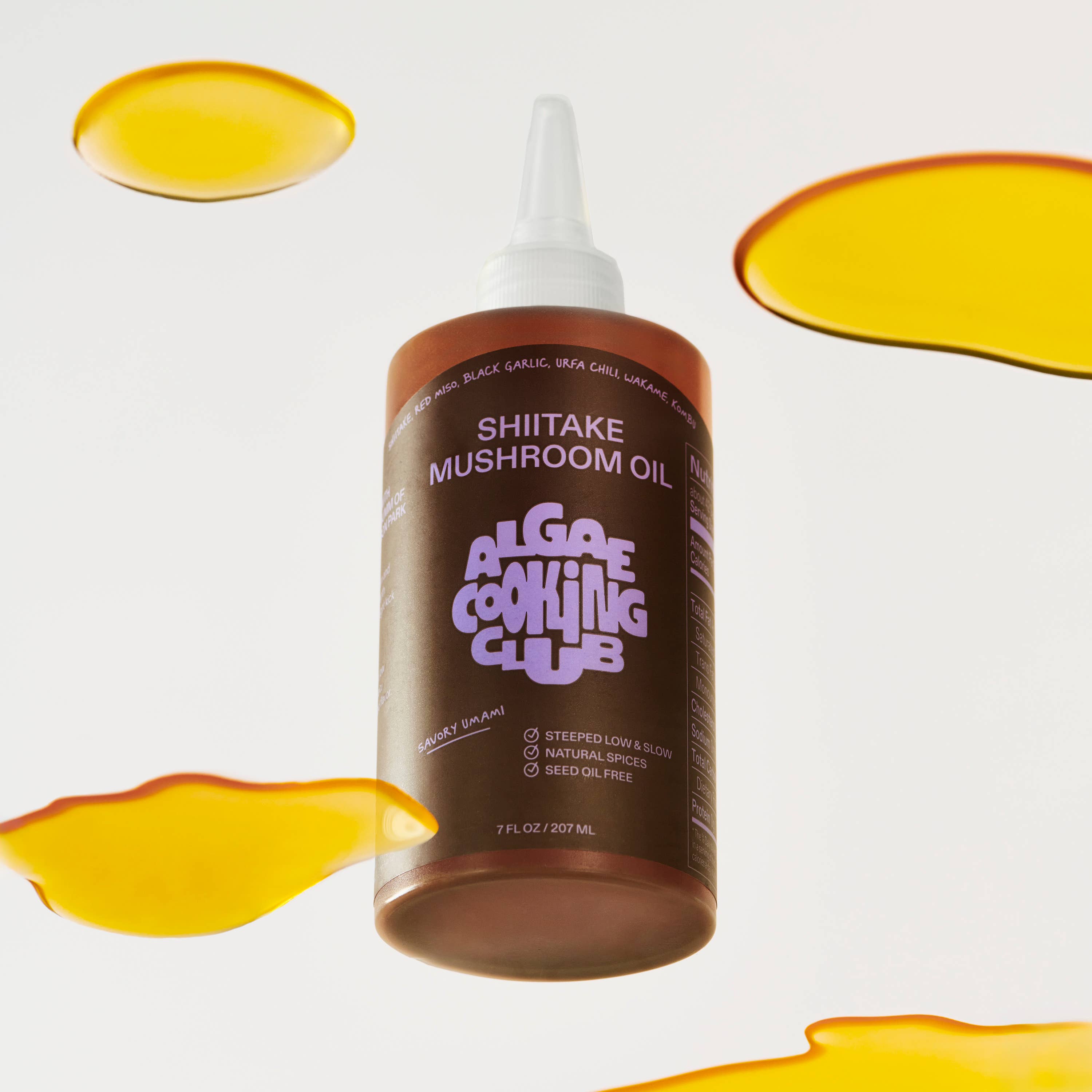 Algae Cooking Club - Wholesale Olive Oil - Shiitake Mushroom Oil - Cooking, Drizzling, Dressing, Dips2