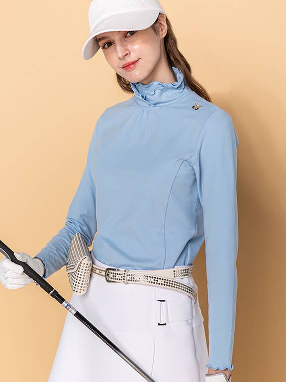 Vianne Rosa hals T-shirts for engroshandel hos Nevermindall Golf