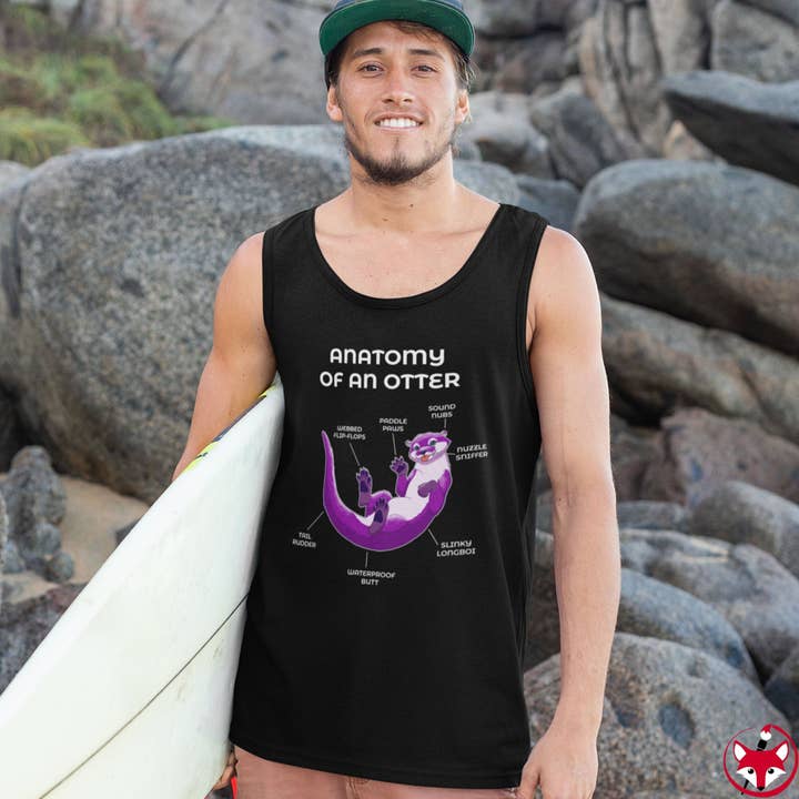 Otter Purple - Tank Top for wholesale by Artworktee