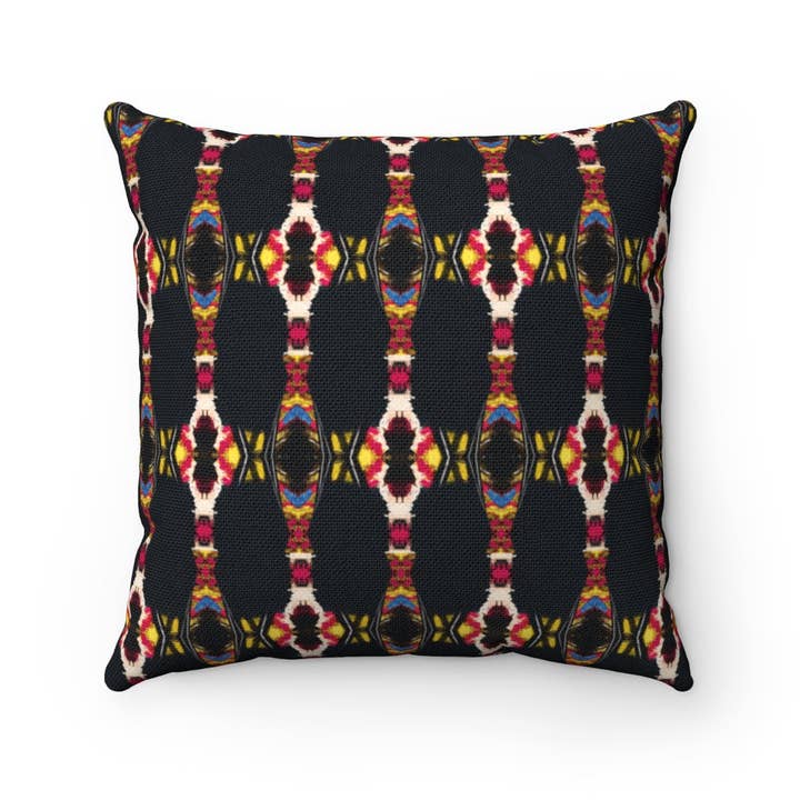 Tushka Bright Style Square Pillow for wholesale by Fridge Art Boutique