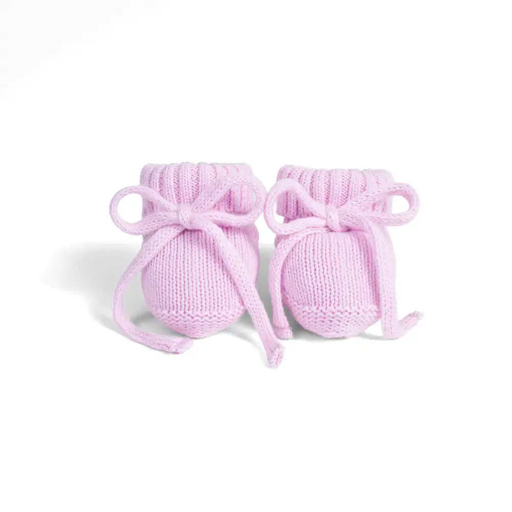 SwaddleAn - Wholesale Booties - Baby - 100% Cotton Knit Baby Booties in 11 colors50