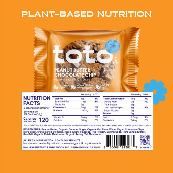 Toto - Wholesale Cookie - Peanut Butter Chocolate Chip (10 pack)5
