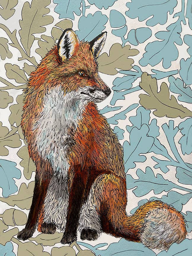 Stampa Standing Fox Glycee per la vendita all'ingrosso da parte di Between the Woods and Sea