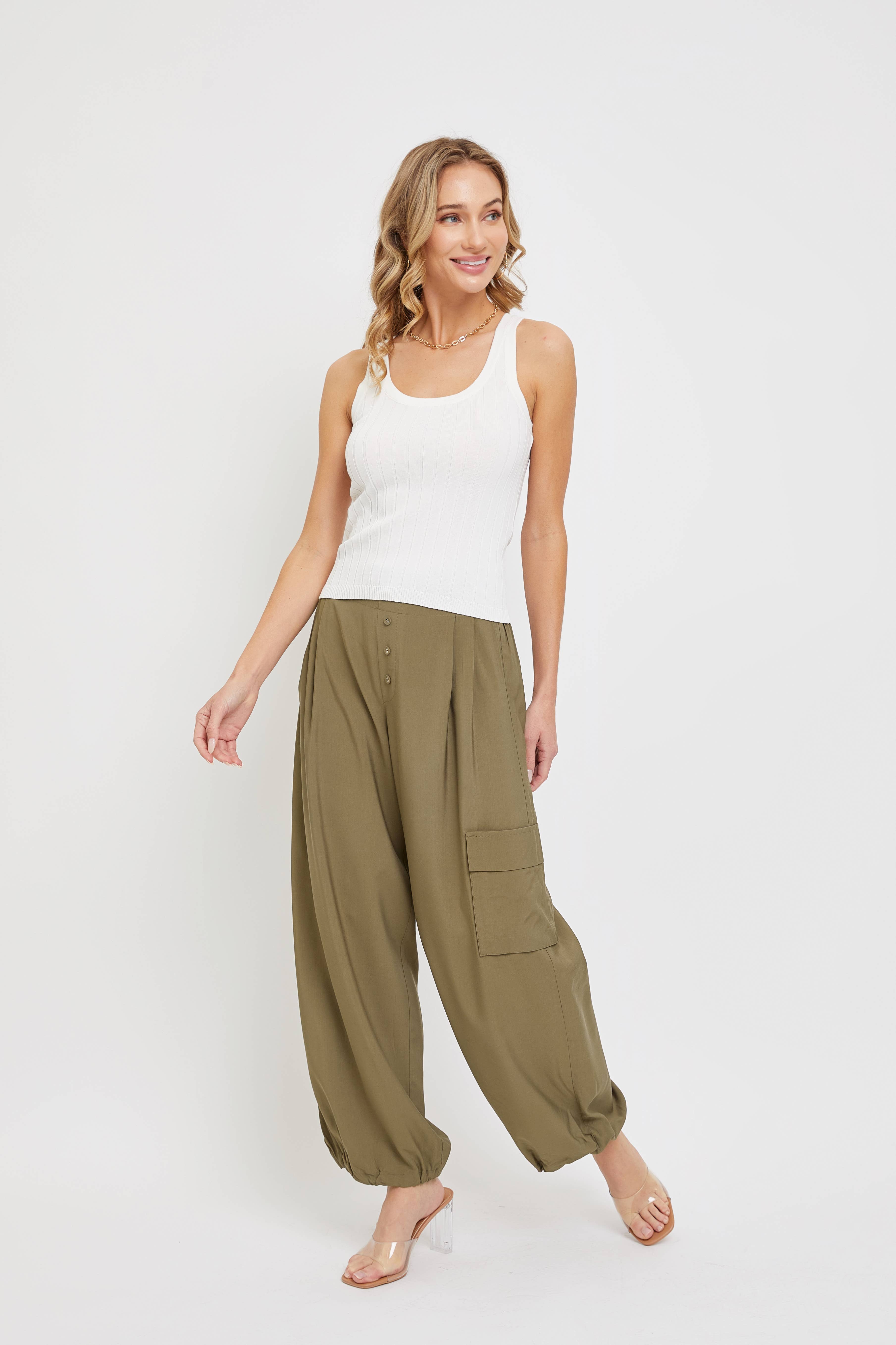 Sweet Lovely by Jen - Wholesale Lounge Sweatpants/Joggers - Women's - BOHO FEELS FLOWY LOOSE FIT JOGGER PANTS27