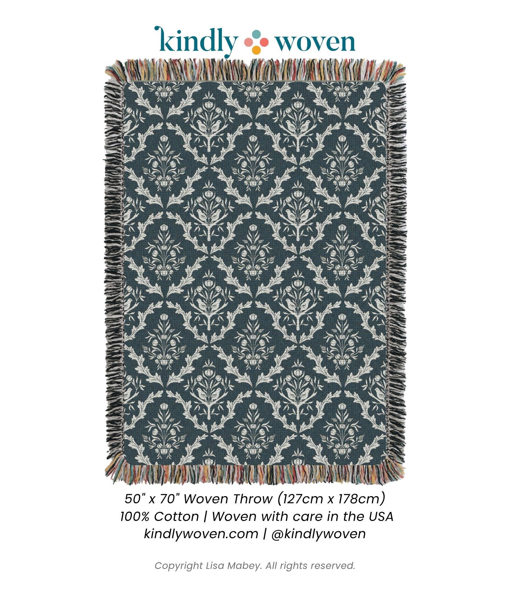 Cardo Isobel Coperta - Cardo – Collaborazione Artista – Frange – Fatto negli USA in vendita all'ingrosso su Faire3