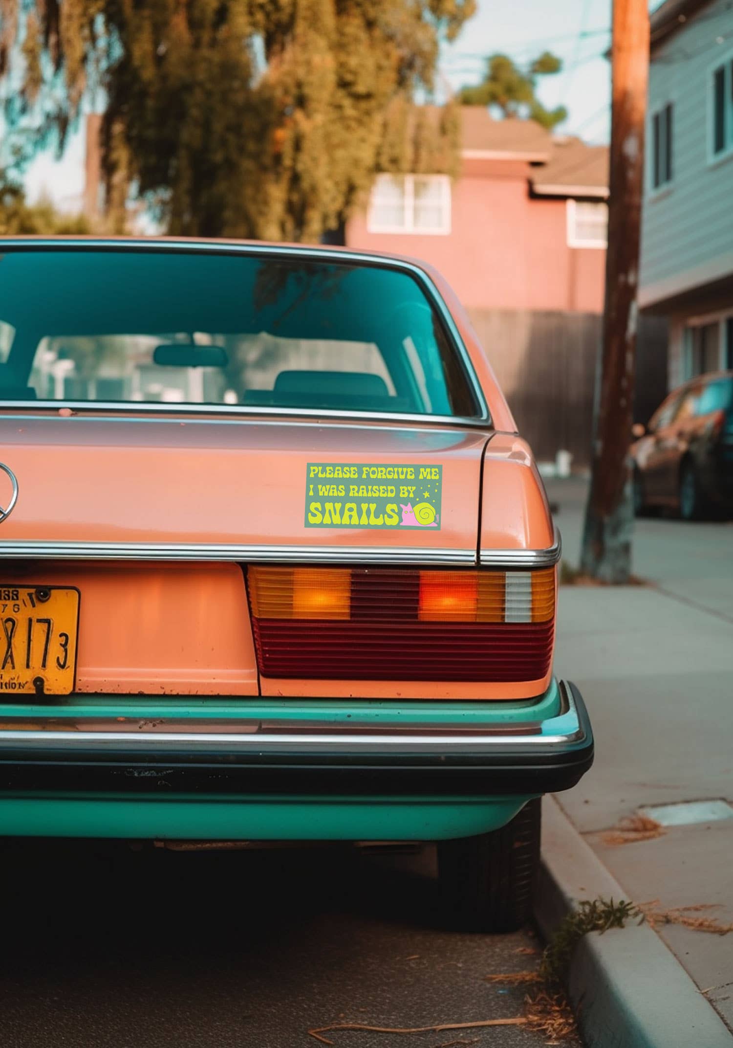 kaeraz - Wholesale Sticker - Raised By Snails Bumper Sticker3