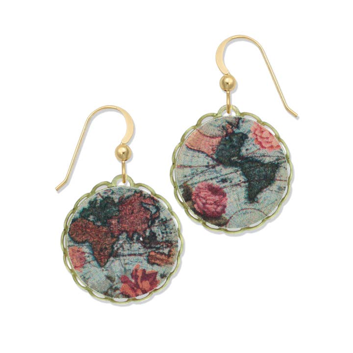 Vintage Floral Globe for wholesale by Left Hand Studios