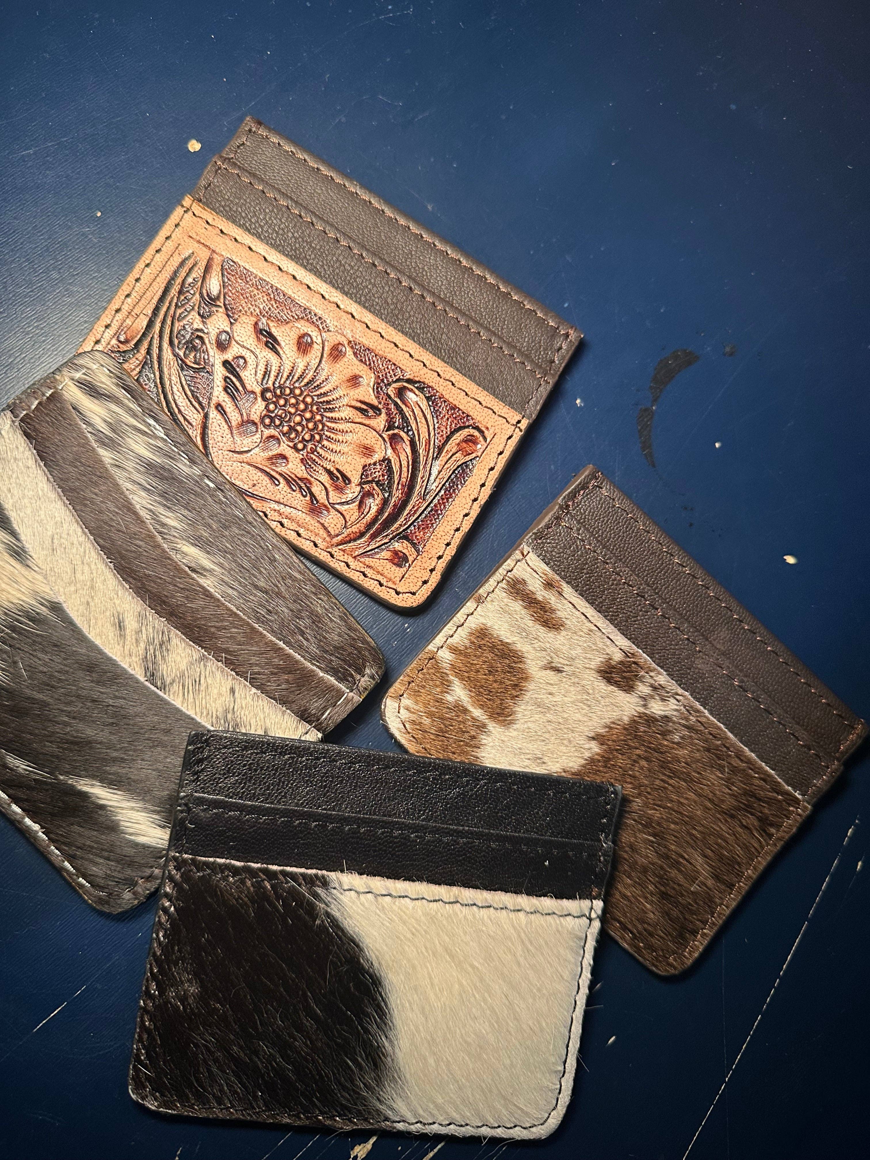 BDN Boutique - Vente Porte-cartes – femme - ÉTUI À CARTES EN CUIR VÉRITABLE/ PEAU DE VACHE2