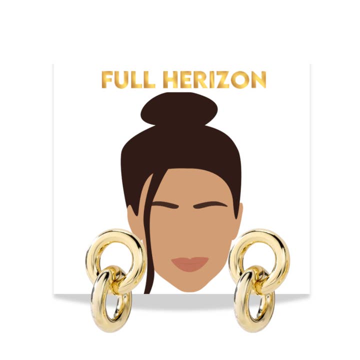 Full Herizon – wholesale Hoop-örhängen – Double Date Hoops1