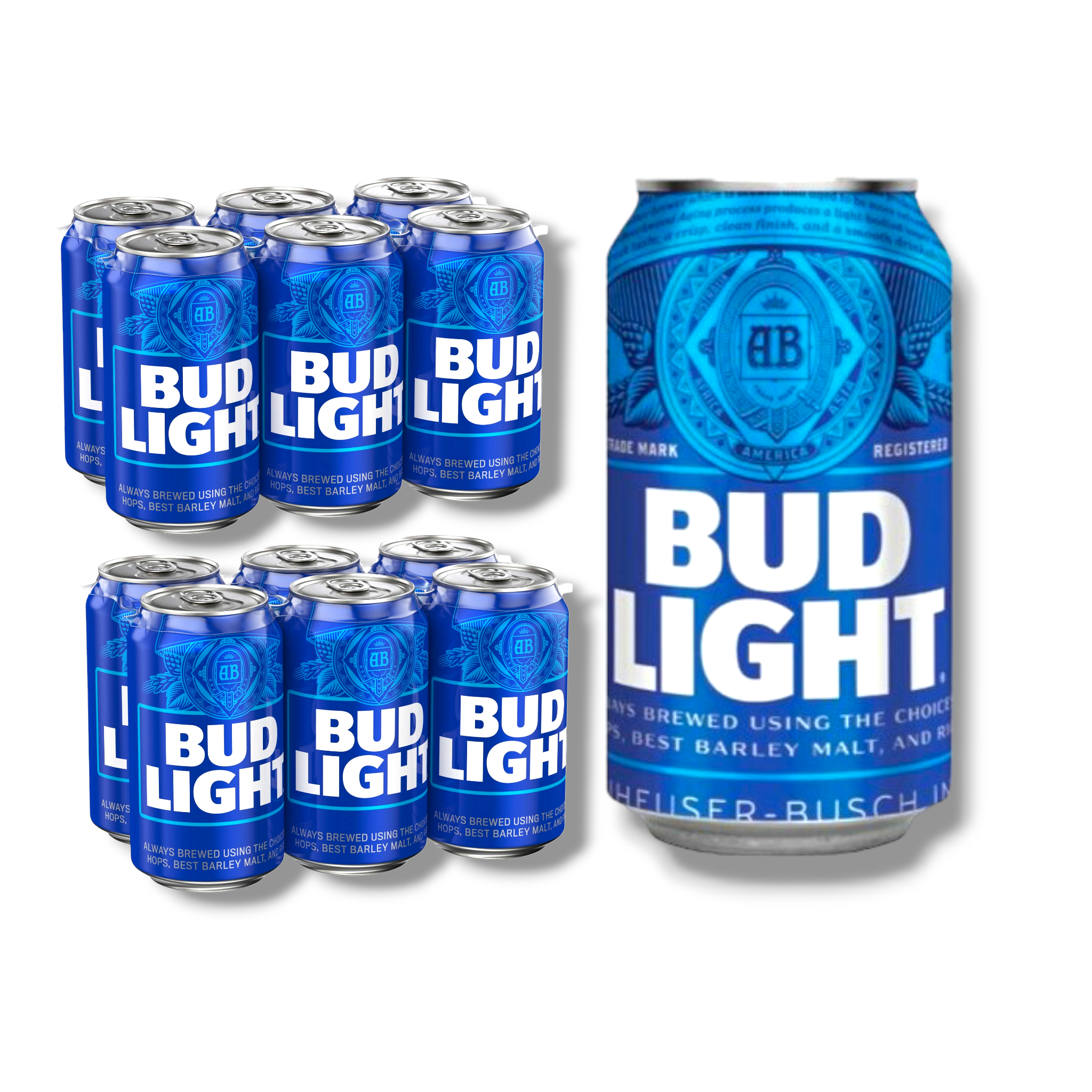 Haus der Biere Berlin - Wholesale Beer - Bud Light Beer 355Ml - American Light Beer with 4.2%7