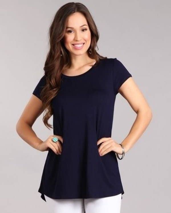 Chris & Carol Apparel – Engroshandel T-shirt – til kvinder – J413145T - Perfekt Solid Basic Tee17