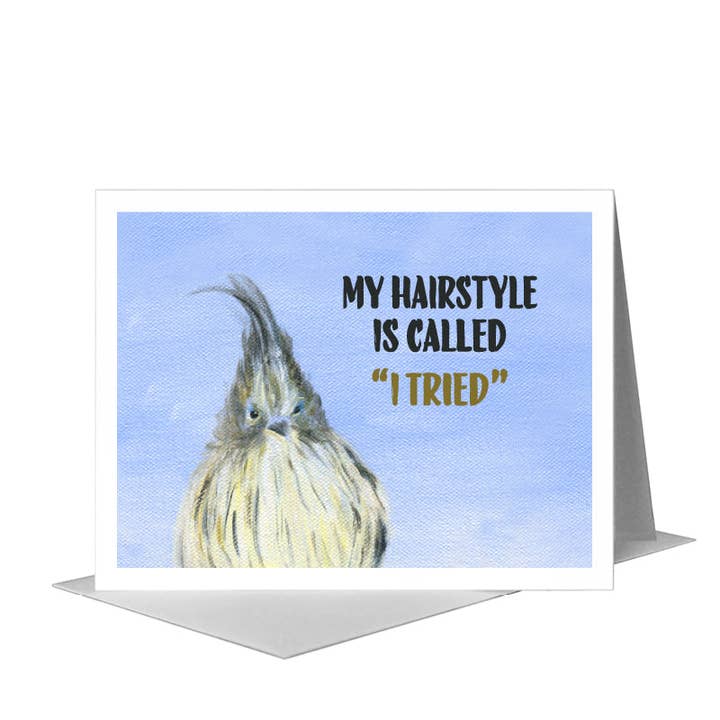 Crête de plumes, Carte de vœux (#8317HA) pour la vente par Printed Canvas