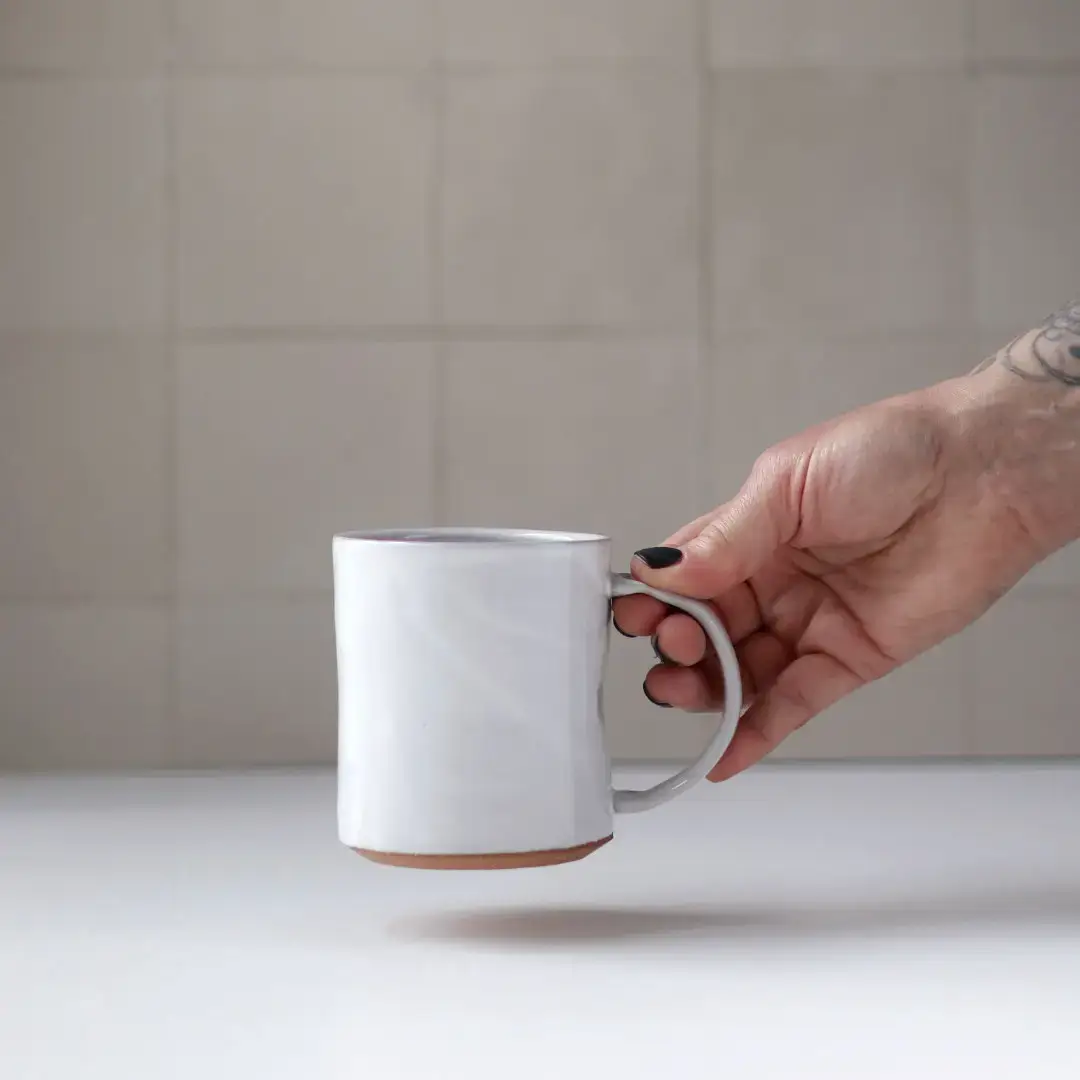 Gravesco Pottery - Wholesale Coffee Mug - Smooth Handmade Pottery Mug | Minimalist Coffee Cup 5