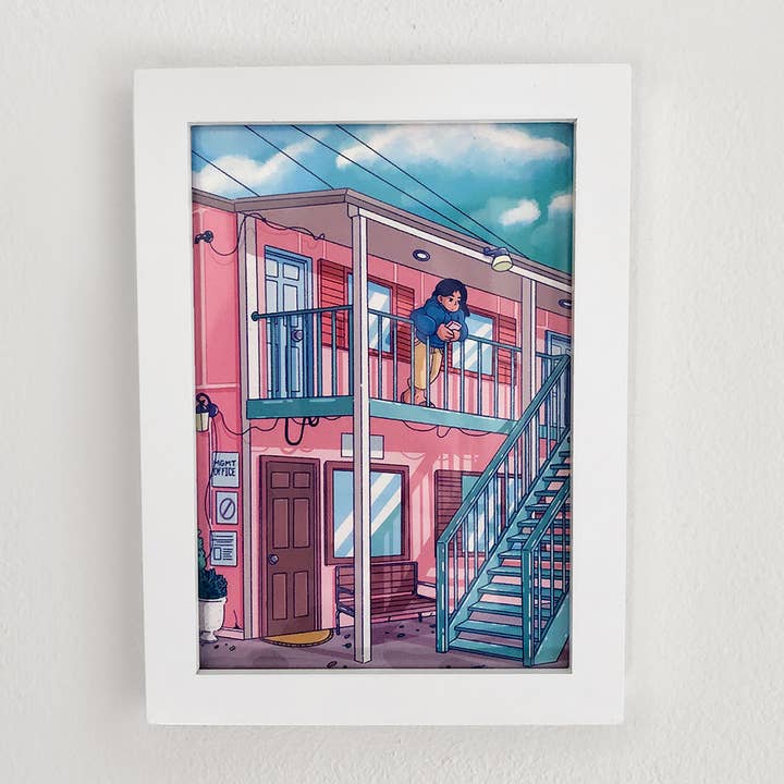 Small Motel Print for wholesale by Andrea Bell