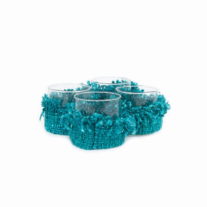 Bazar Bizar Living - Wholesale Candle Holder - The Oh My Gee Candle Holder - Aqua - S