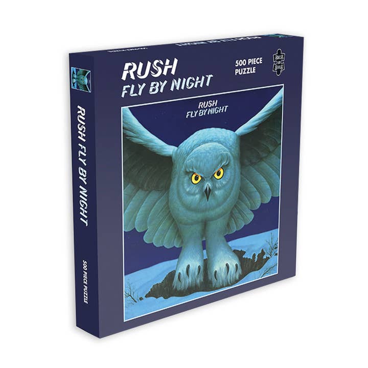 Rush Fly By Night (500 Piece Jigsaw Puzzle) for wholesale by AQUARIUS, GAMAGO, ICUP, & ROCK SAWS by NMR Brands