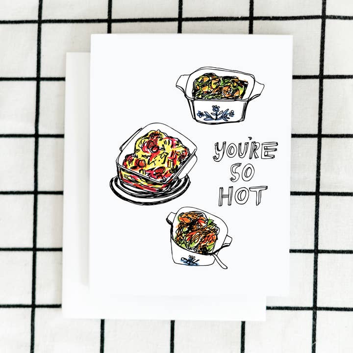Casserole Art Card for wholesale by ARTJADEN