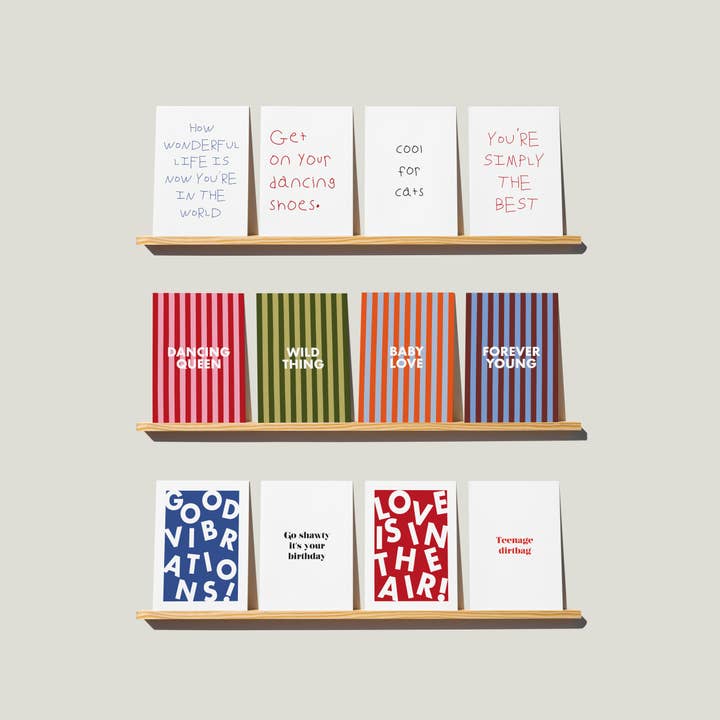 Fanclub – wholesale Birthday card – Forever Young Greetings Card1