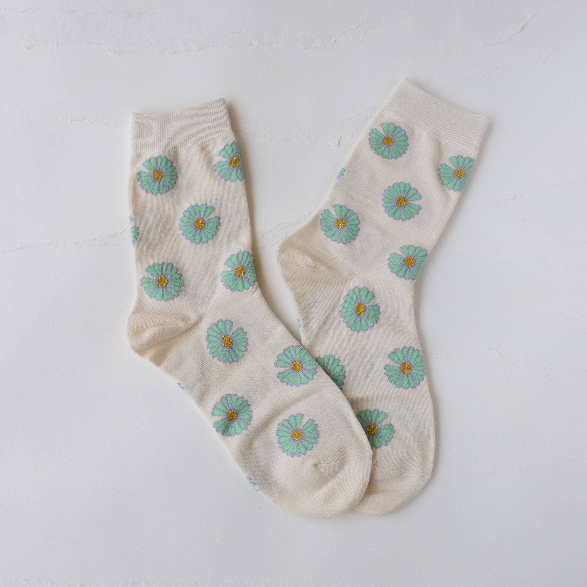 Tiepology – wholesale Socks – Women's – Women's Vivid Daisy Socks0