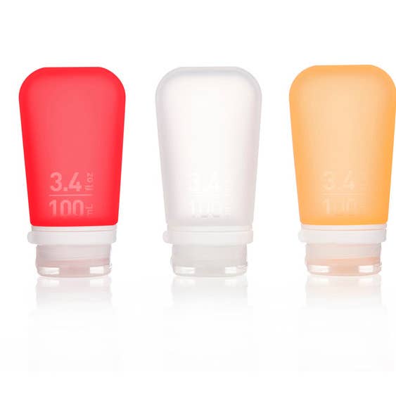 humangear - Venta al por mayor Recipiente de viaje - Botellas de viaje de silicona recargables GoToob+, paquete de 31