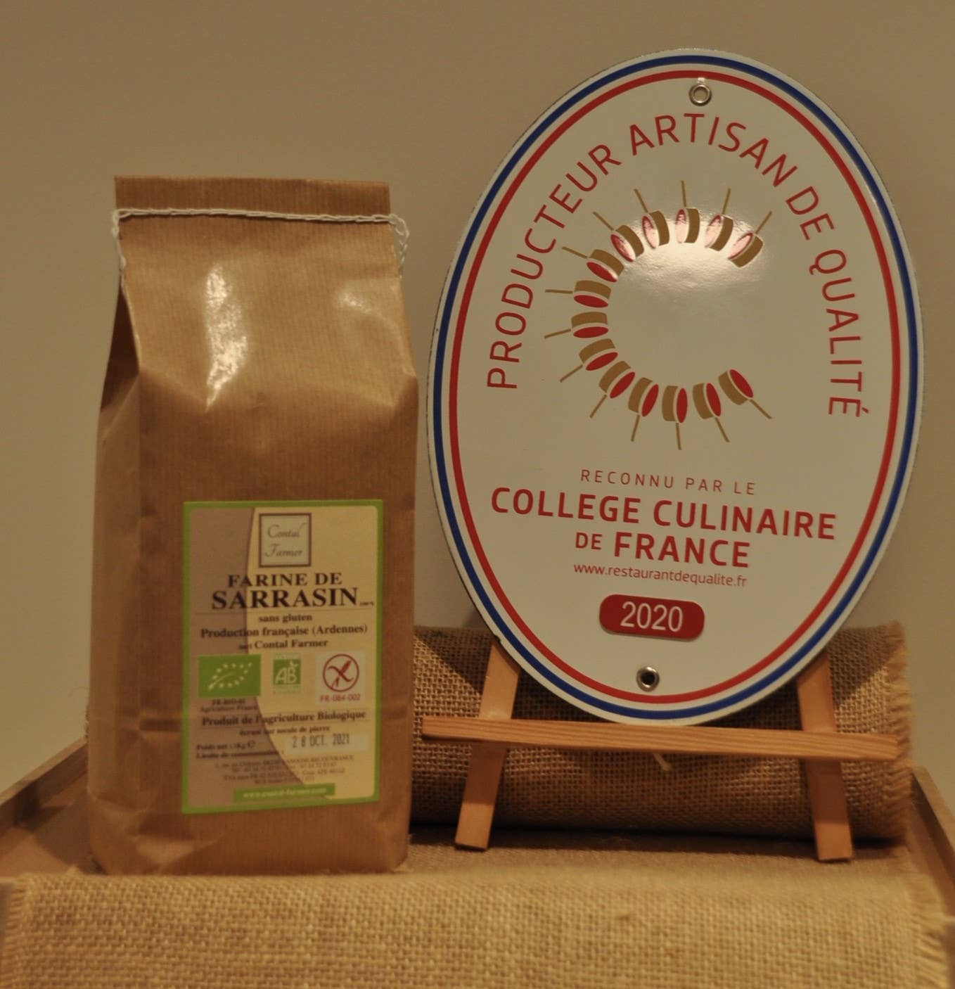 CONTAL FARMER - Venta al por mayor Harina sin gluten - Harina de trigo sarraceno ecológica certificada y libre de gluten (1 kg)1