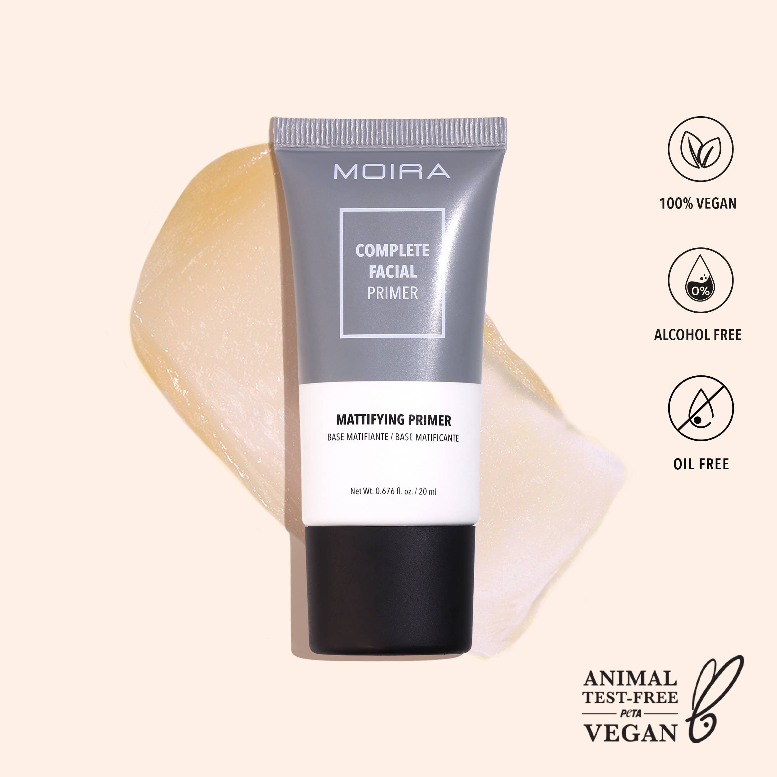 Moira Cosmetics - Wholesale Face Makeup Primer - Complete Facial Primer (002, Mattifying Primer)