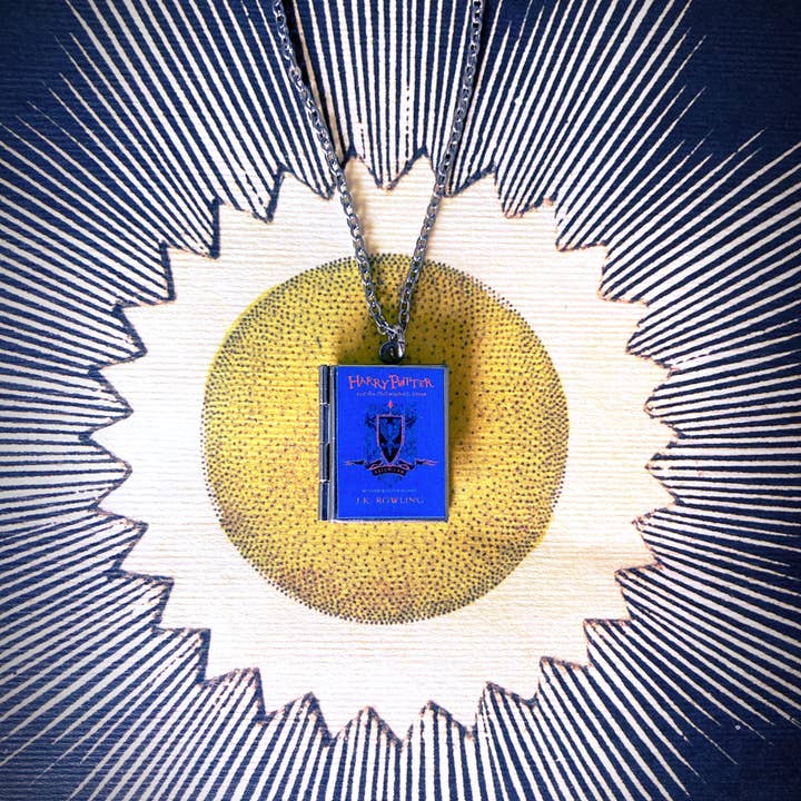 Marshall and Rose - Wholesale Locket Necklace - Book Locket Harry Potter - House Ravenclaw