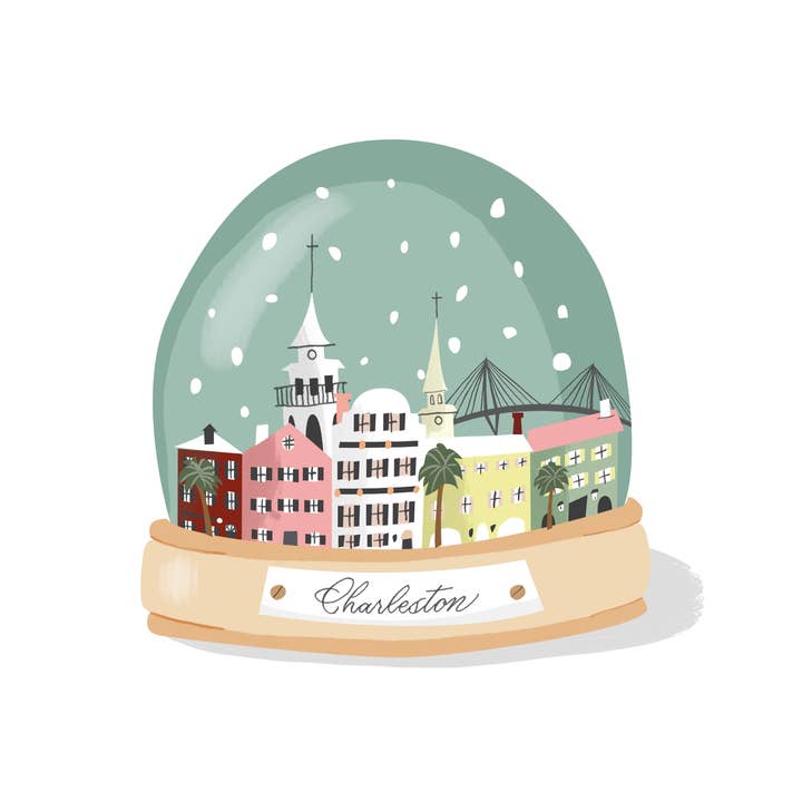 The Town Serif - Wholesale Art Print - SNOW GLOBE