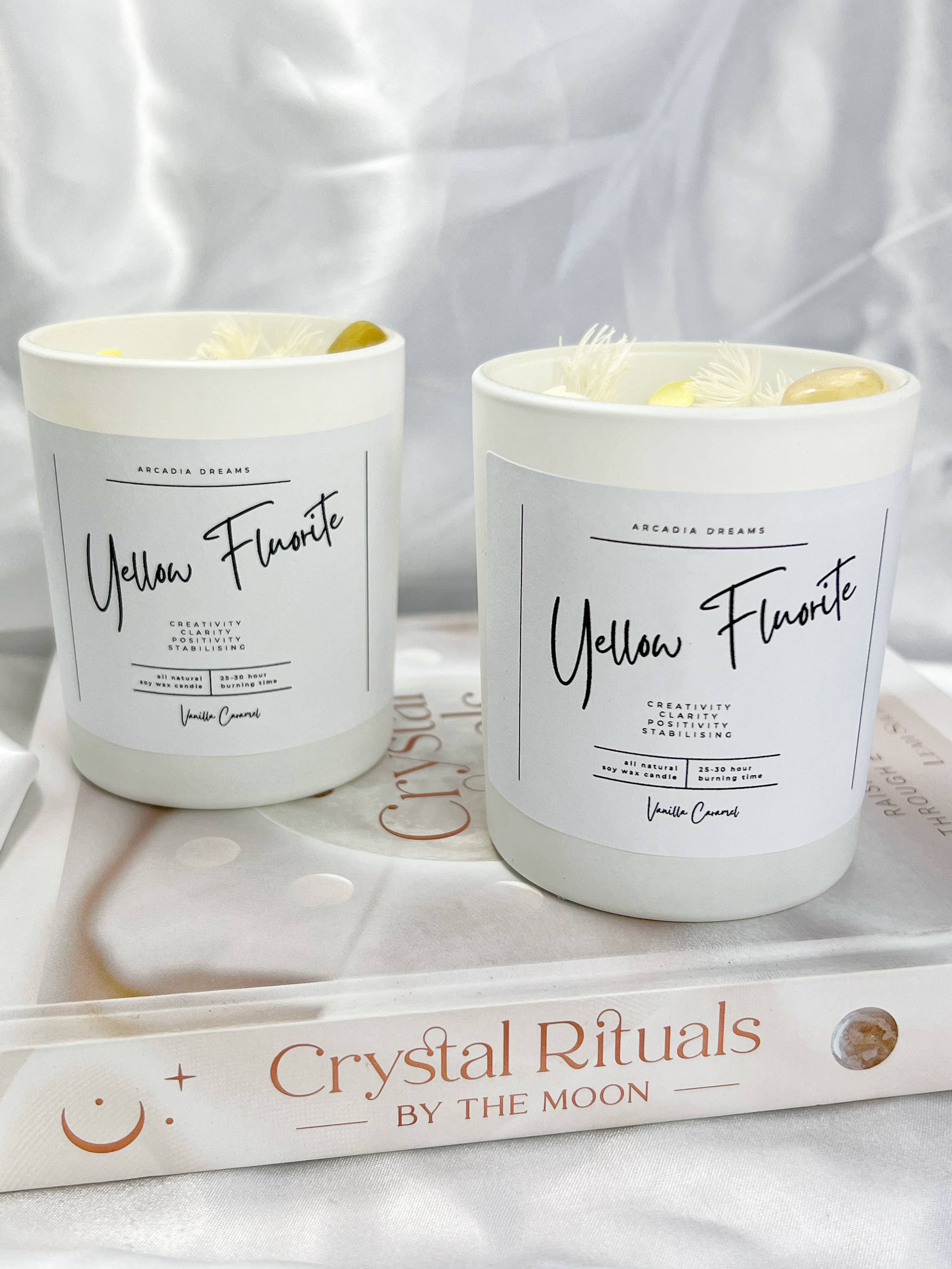 Wholesale Crystal Infused Healing Candles for your store Faire