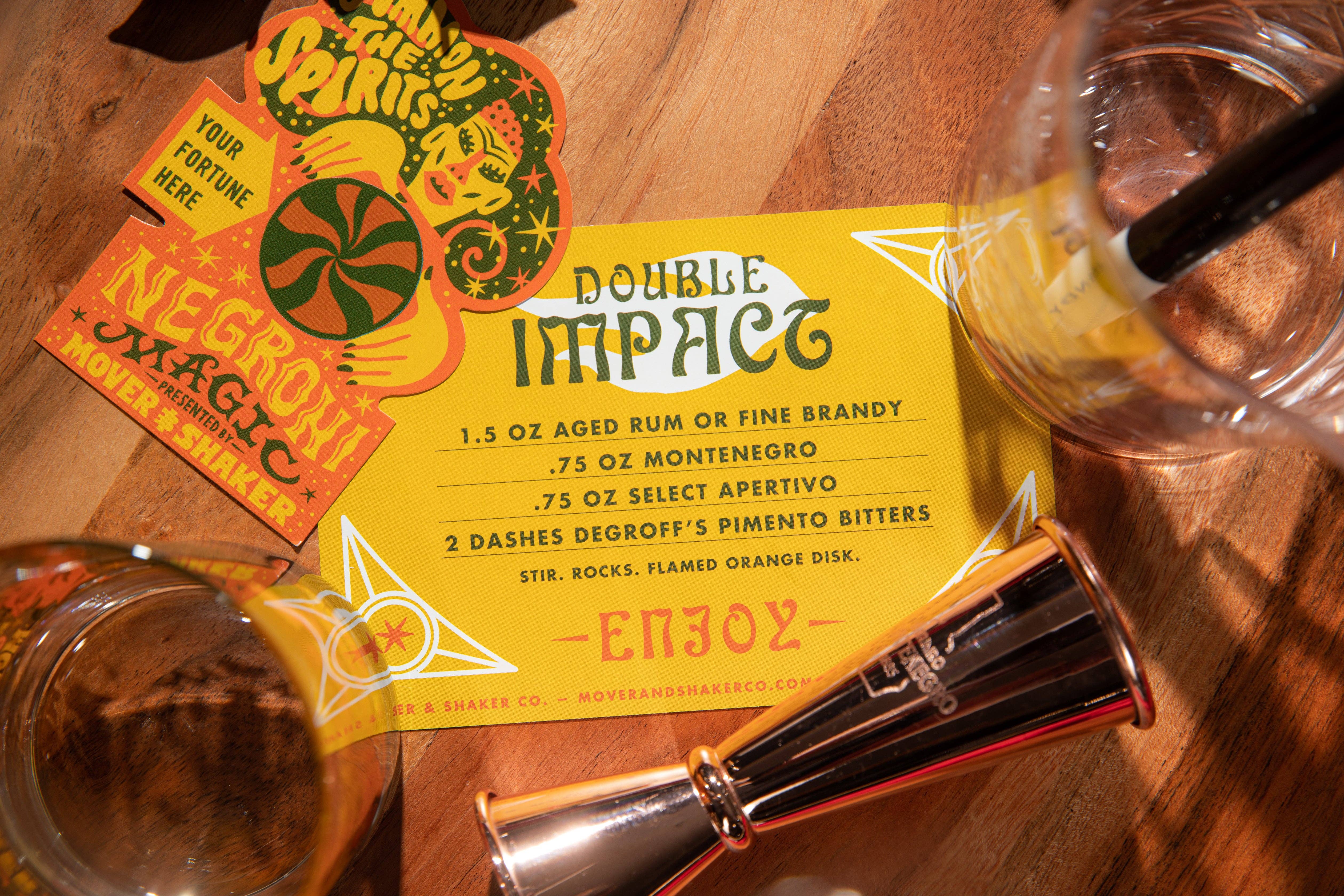 Mover & Shaker - Wholesale Cocktail/Liquor Glass - The Bitter Truth Negroni Kit3