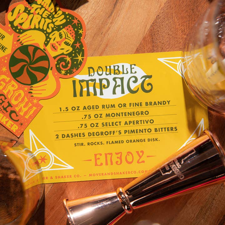 Mover & Shaker - Wholesale Cocktail/Liquor Glass - The Bitter Truth Negroni Kit3