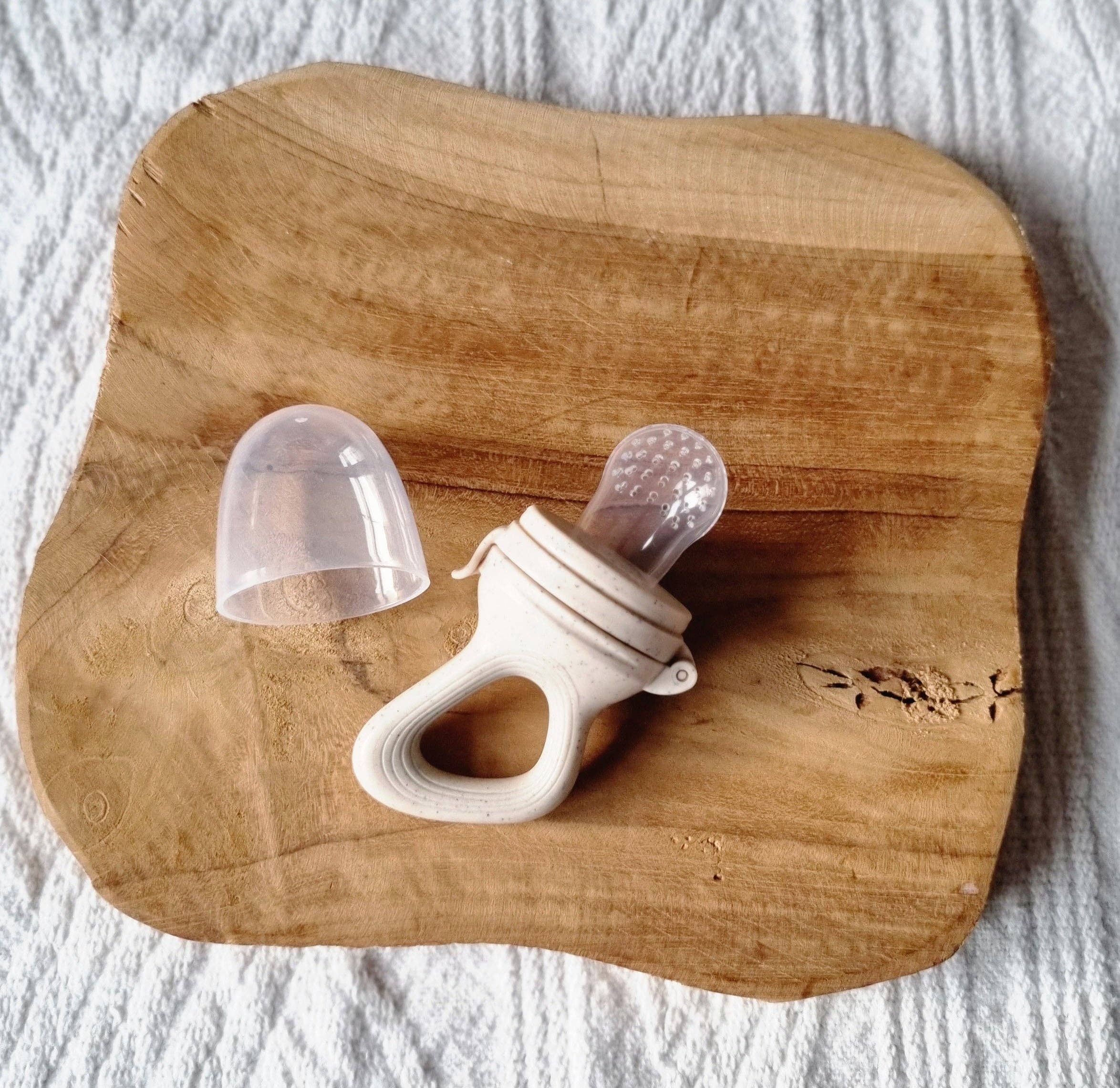 Rammelaartje - Wholesale Teether (Not Clip-On) - Baby - Fruit Food Pacifier - Beige Dotted0