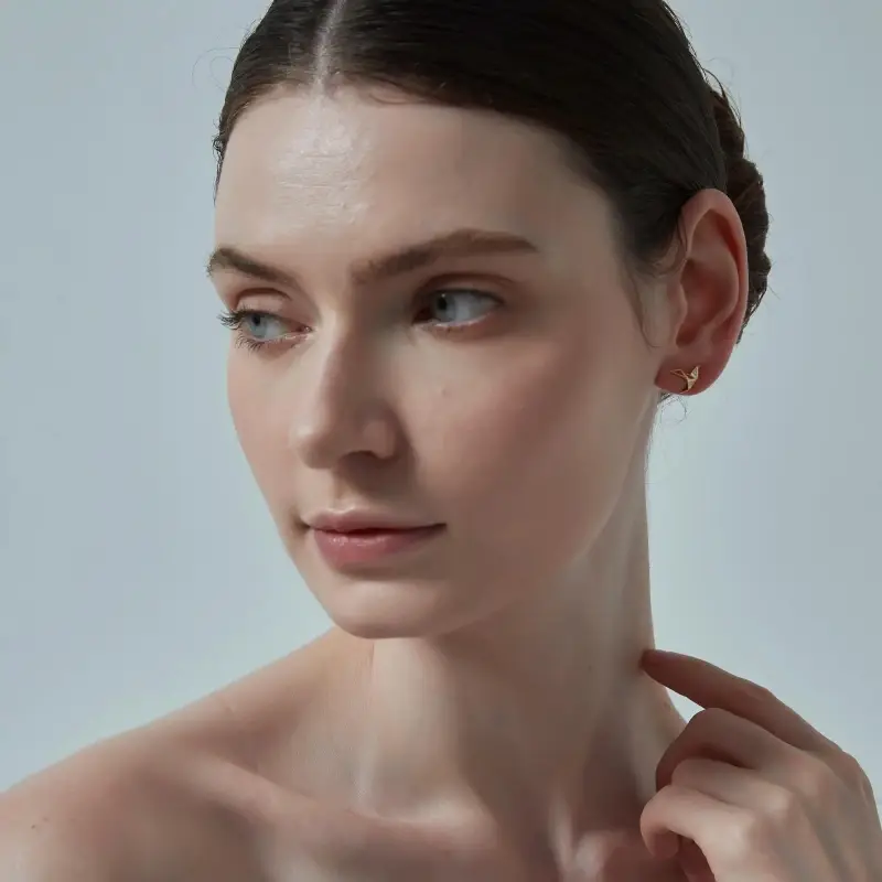 Perimade & Co. LLC – Großhandel Ohrhänger – Japanische Orizuru-Ohrringe zum Durchziehen aus 925er Sterlingsilber5