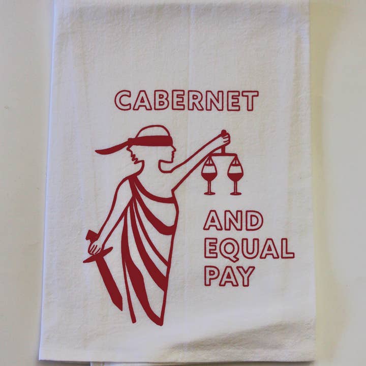 Overseasoned - Wholesale Tea Towel - Cabernet and Equal Pay Tea Towel - mother's day gift2